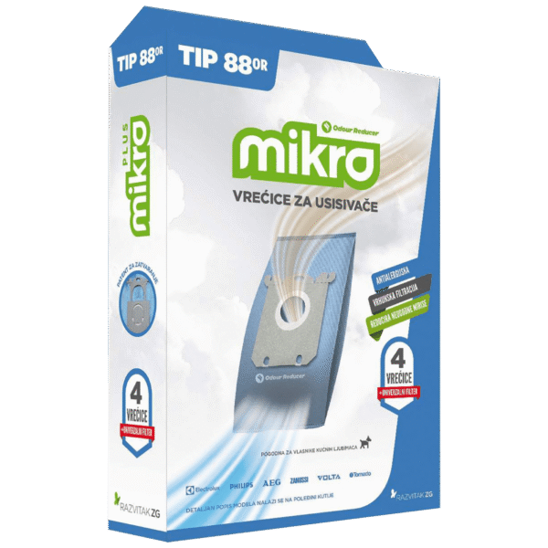 Mikro Vrećice za usisavače 4/1 Tip: 88OR - 088.OR.088