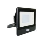V-TAC 30W LED reflektor sa PIR senzorom SAMSUNG čip 3000K IP65 Crno kućište - 5 GODINA GARANCIJE 20262