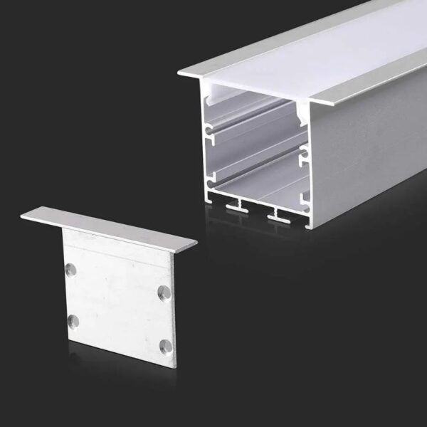 V-TAC Aluminijski ugradbeni profil 2000*50*35mm bijeli 2871