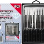 BGS set dijamantnih ravnih dijamantnih turpija 140x3 mm 10-dijelni pro+ 1920