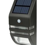 KSA ELEKTROPROFI Zidna solarna led svjetiljka sa senzorom pokreta 50lm IP44 crna TR 619