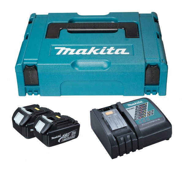 Makita aku POWER SET s 2 BL1830B baterije i DC18RC punjačem