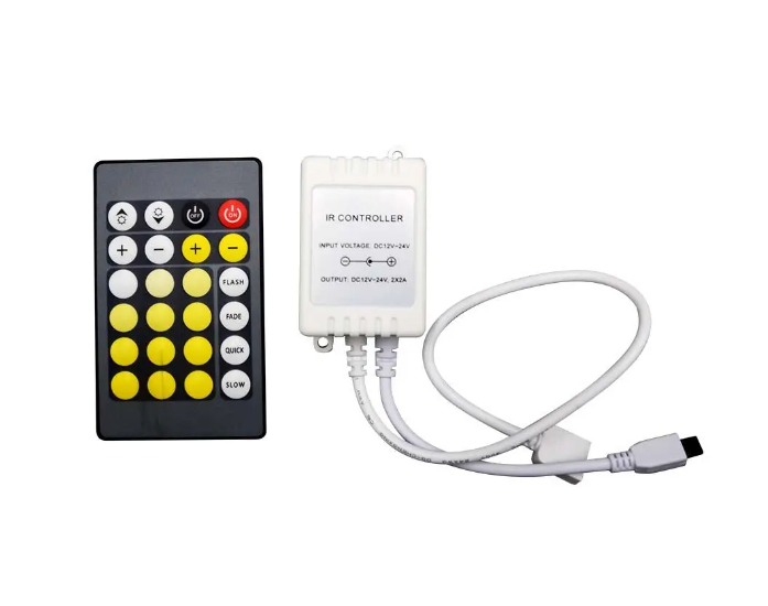 V-TAC IR kontroler s daljinskim upravljačem s 24 tipki CCT 3IN1 2901 V-TAC IR kontroler s daljinskim upravljačem s 24 tipki CCT 3IN1 2901 - Slika 1