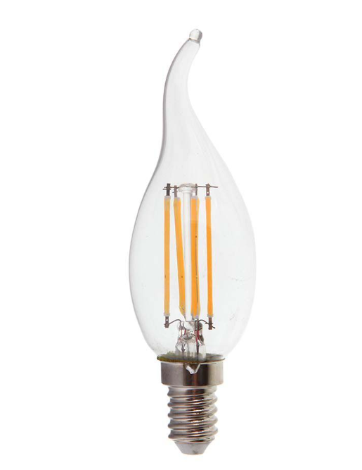 V-TAC LED žarulja - 4W filament- svijeća plamen E14 6500K 214430 V-TAC LED žarulja - 4W filament- svijeća plamen E14 6500K 214430 - Slika 1