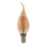 V-TAC LED žarulja - 4W filament E14 twist svijeća 2200K jantar 217116
