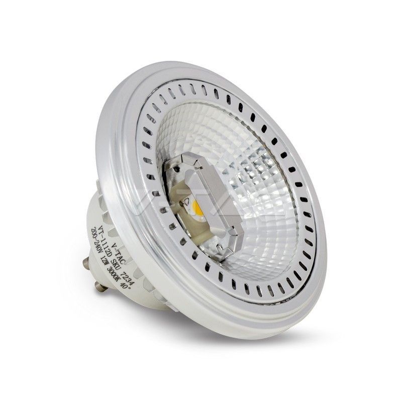 V-TAC LED spot žarulja - AR111 12W GU10 3000K dimabilna 217234 V-TAC LED spot žarulja - AR111 12W GU10 3000K dimabilna 217234 - Slika 1