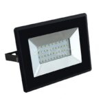 V-TAC 30W LED reflektor SMD 6400K, IP65, crni 6745