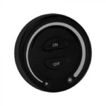 V-TAC Prekidač osjetljiv na dodir + DIMMER crni  2920