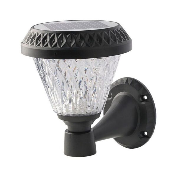 V-TAC LED solarna lampa s daljinskim upravljačem 0,8W 3u1 IP44 crna 93575