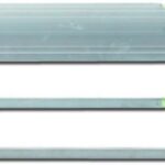 KSA ELEKTROPROFI Stabila letva za niveliranje tip AL-2L, 180 cm s 1 vodoravnom libelom i 1 okomitom libelom ST07823