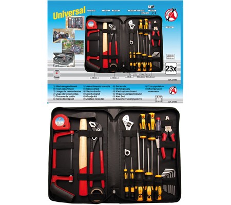 BGS set alata u futroli 23dj. Kraftmann 2199 BP26 BGS Kraftmann 2199 23-dijelni set ručnog alata u tkaninskoj futroli
