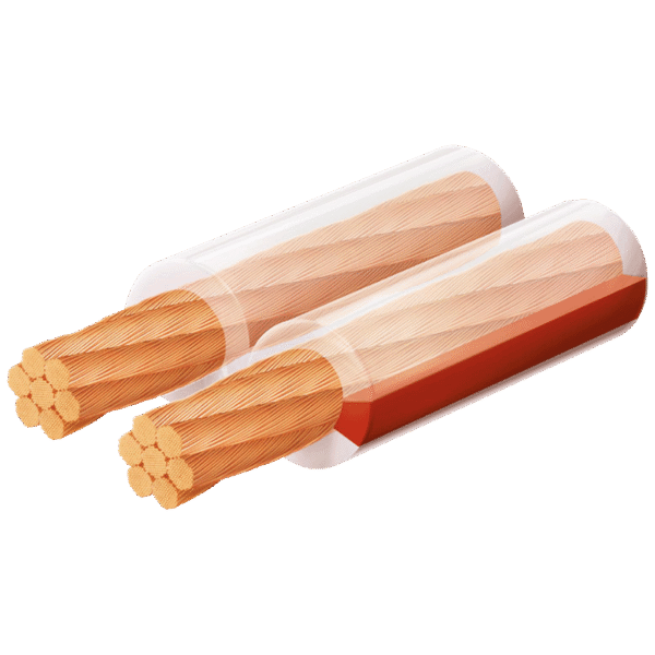 USE Kabel za zvučnike 2 x 4 mm, transparent, 50 met. - KLS 4T