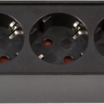 BRENNENSTUHL BRENNESTUHL Prenosiva utičnica Ecolor s prekidačem, 4 šuko utičnice + 2xUSB, kabel 1,5m, crna B1153240006