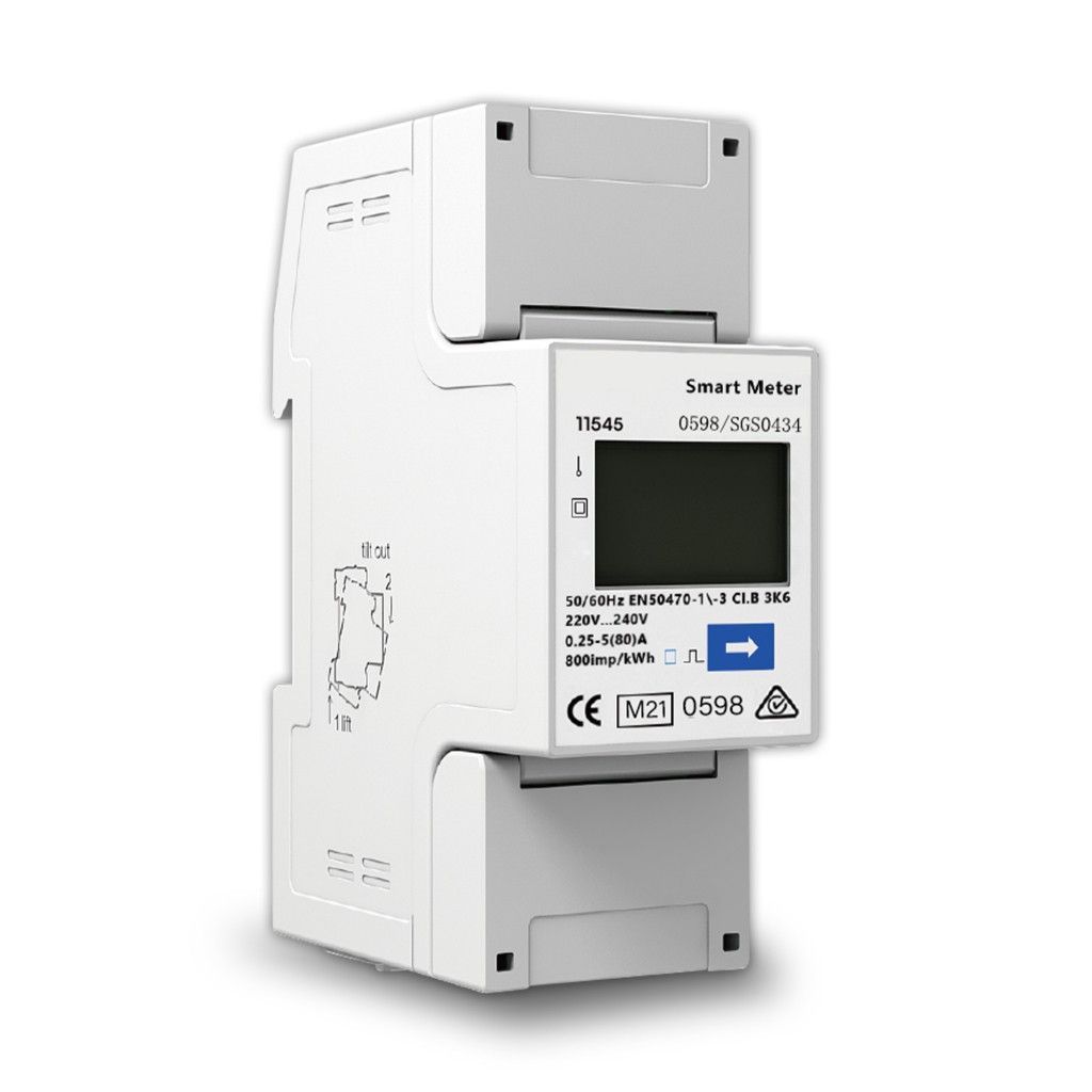 SOLARNI SUSTAVI V-TAC SMART METAR - jednofazni 200/230V 5( 80 )A RS485 2P MID za praćenje potrošnje energije 11545 SOLARNI SUSTAVI V-TAC SMART METAR - jednofazni 200/230V 5( 80 )A RS485 2P MID za praćenje potrošnje energije 11545 - Slika 1