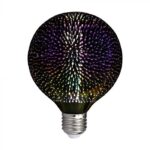 V-TAC LED žarulja - 4W 3D filament E27 G125 3000K 212706
