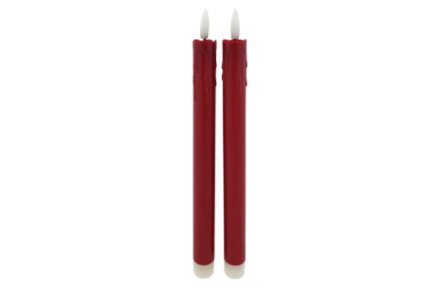 KSA ELEKTROPROFI LED svijeće 25cm - SET 2 kom, crvena boja HD-115 KSA ELEKTROPROFI LED svijeće 25cm - SET 2 kom, crvena boja HD-115 - Slika 1