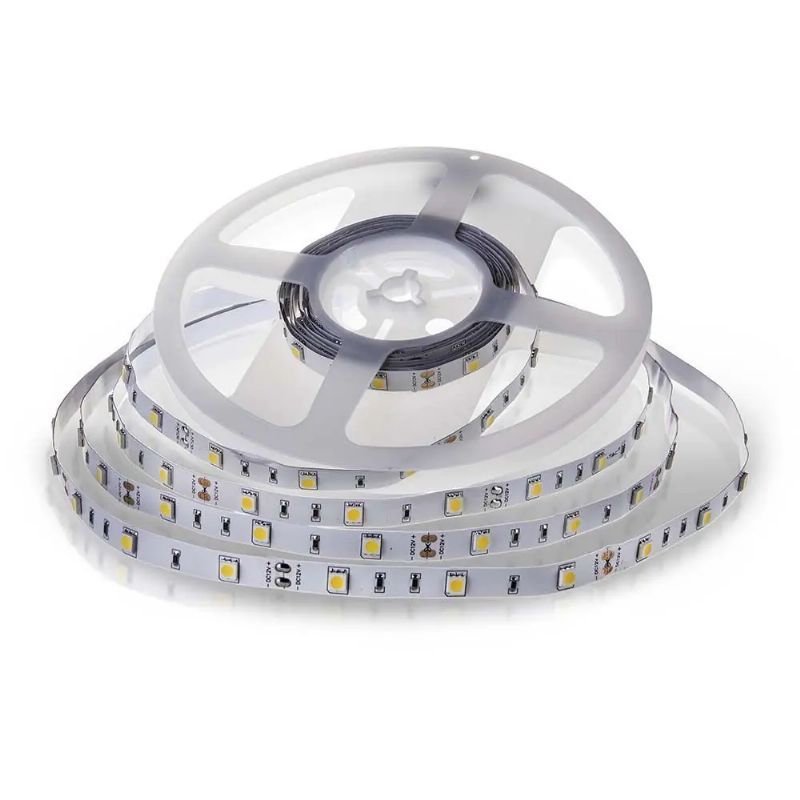 V-TAC LED traka SMD5050 - 30 LED/m 3000K IP20 6W/m 12V 212135 V-TAC LED traka SMD5050 - 30 LED/m 3000K IP20 6W/m 12V 212135 - Slika 1