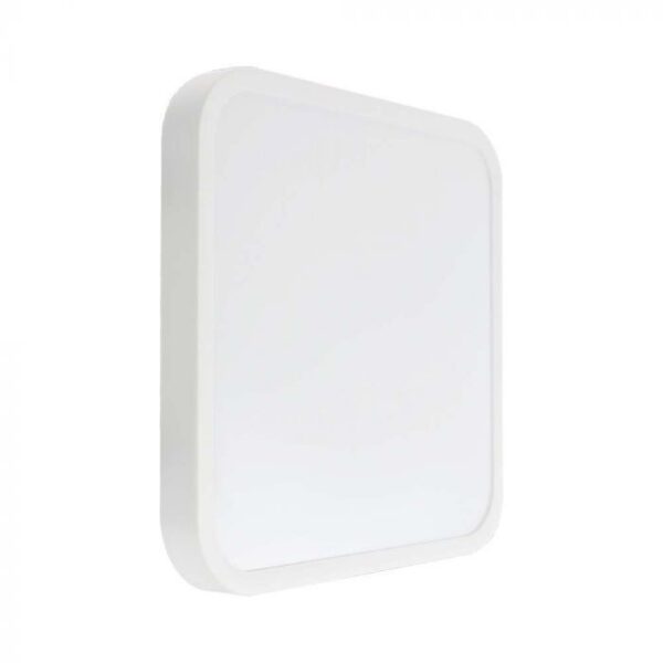 V-TAC 24W Samsung LED plafonjera s bijelim rubom četvrtasta 4000K IP44 76281-24