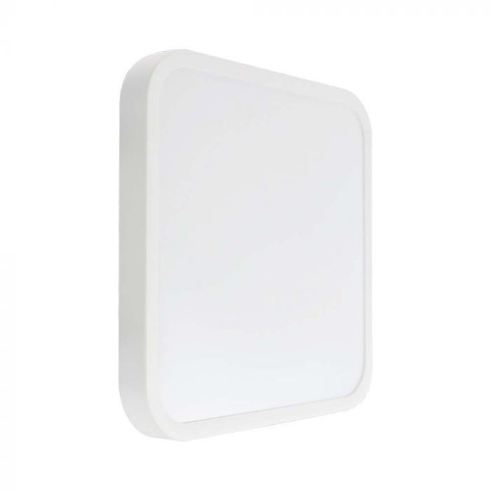 V-TAC 24W Samsung LED plafonjera s bijelim rubom četvrtasta 4000K IP44 76281-24 V-TAC 24W Samsung LED plafonjera s bijelim rubom četvrtasta 4000K IP44 76281-24 - Slika 1