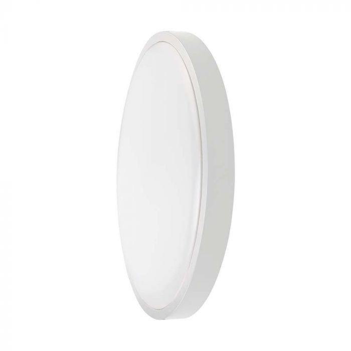 V-TAC 24W Samsung LED plafonjera s mirkovalnim senzorom -okrugla -bijeli rub 4000K IP44 76631-24 V-TAC 24W Samsung LED plafonjera s mirkovalnim senzorom -okrugla -bijeli rub 4000K IP44 76631-24 - Slika 1