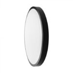 V-TAC 36W Samsung LED plafonjera s mirkovalnim senzorom -okrugla -crni rub 4000K IP44 76711-24