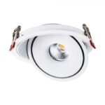 V-TAC Downlight ugradbeni COB reflektor 20W LED 3u1, bijeli 10581