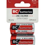 KSA ELEKTROPROFI Cink klorid baterija 1,5V C/R14 BCR14/2P - cijena za set od 2 kom BC-R14/2P