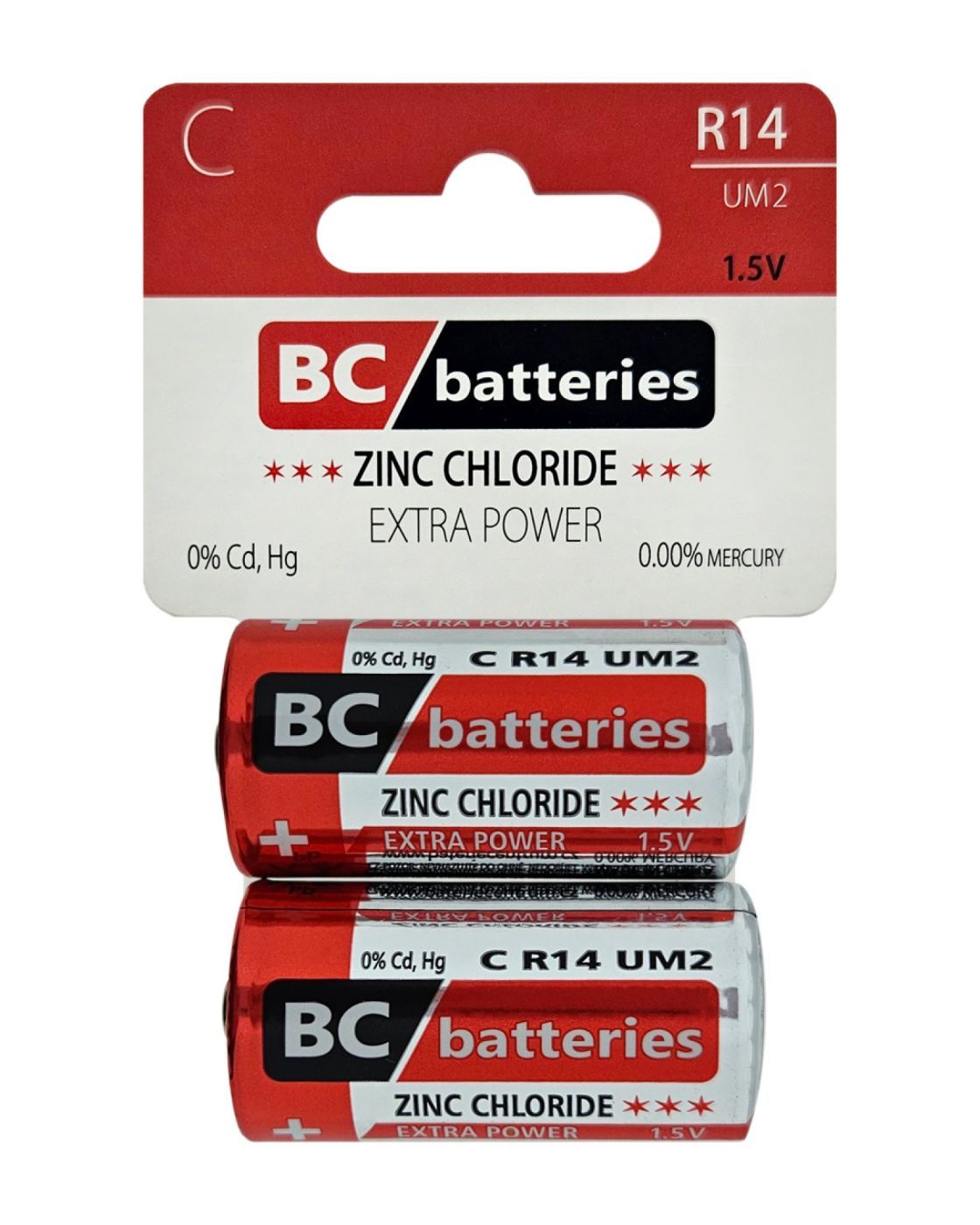 KSA ELEKTROPROFI Cink klorid baterija 1,5V C/R14 BCR14/2P - cijena za set od 2 kom BC-R14/2P KSA ELEKTROPROFI Cink klorid baterija 1,5V C/R14 BCR14/2P - cijena za set od 2 kom BC-R14/2P - Slika 1