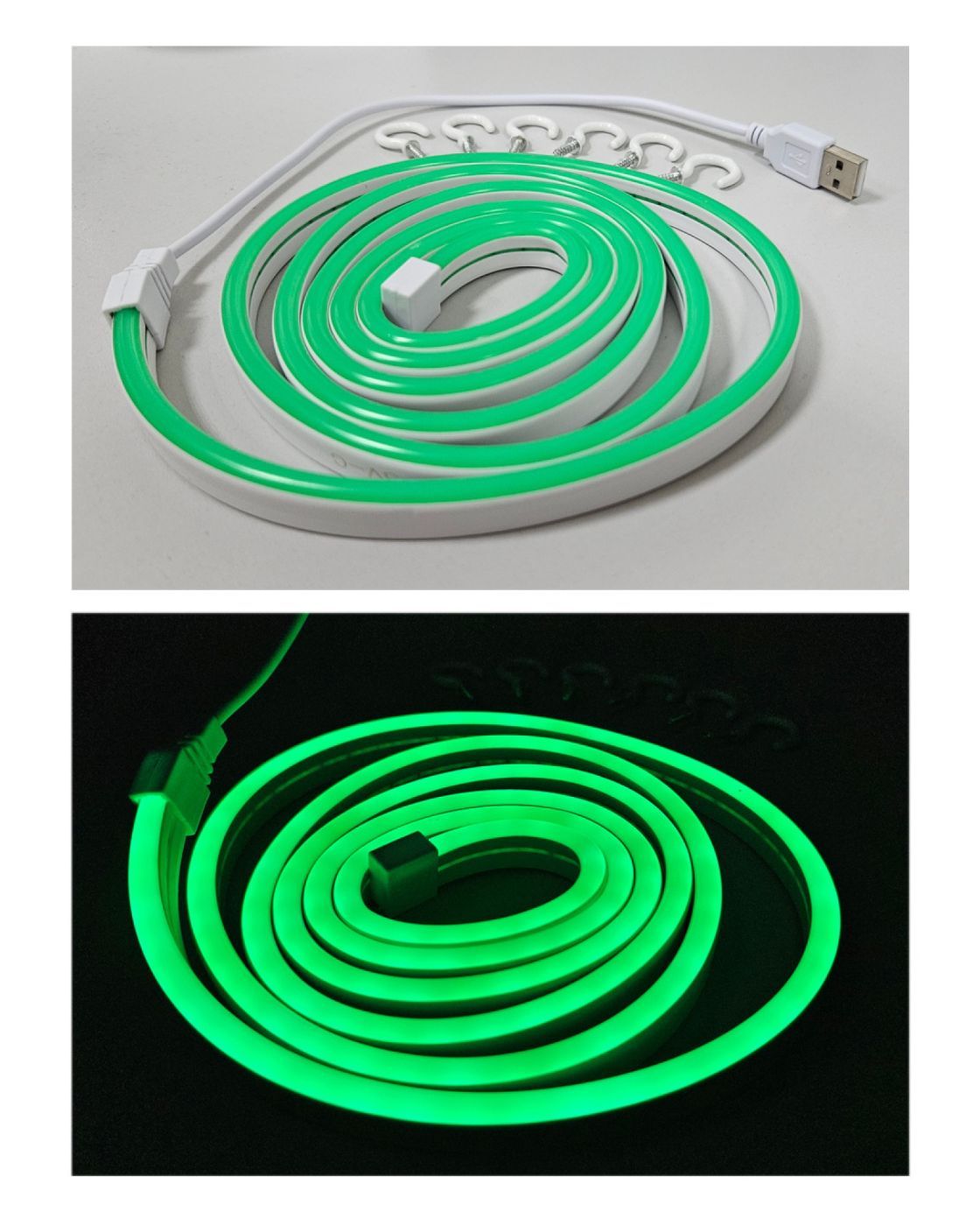 KSA ELEKTROPROFI LED neon flex traka USB 1.8m zelena TR-31N KSA ELEKTROPROFI LED neon flex traka USB 1.8m zelena TR-31N - Slika 1