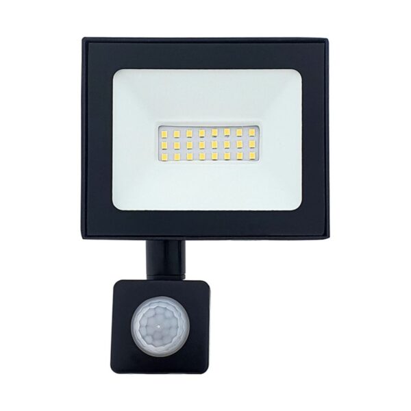 KSA ELEKTROPROFI LED reflektor sa senzorom pokreta - 10W 4200K crno kućište IP44 BC-TR-FS-200