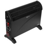KSA ELEKTROPROFI Konvektorska grijalica s timerom i turbo ventilatorom 2000W, crna MS 7741B