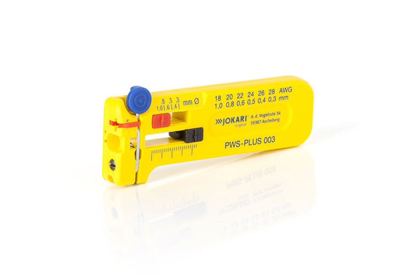 KSA ELEKTROPROFI Jokari alat PWS-PLUS 003 za mirko precizno skidanje izolacije za žice 0,30 to 1,00 mm Ø | AWG 28 - 18 J40026 KSA ELEKTROPROFI Jokari alat PWS-PLUS 003 za mirko precizno skidanje izolacije za žice 0,30 to 1,00 mm Ø | AWG 28 - 18 J40026 - Slika 1