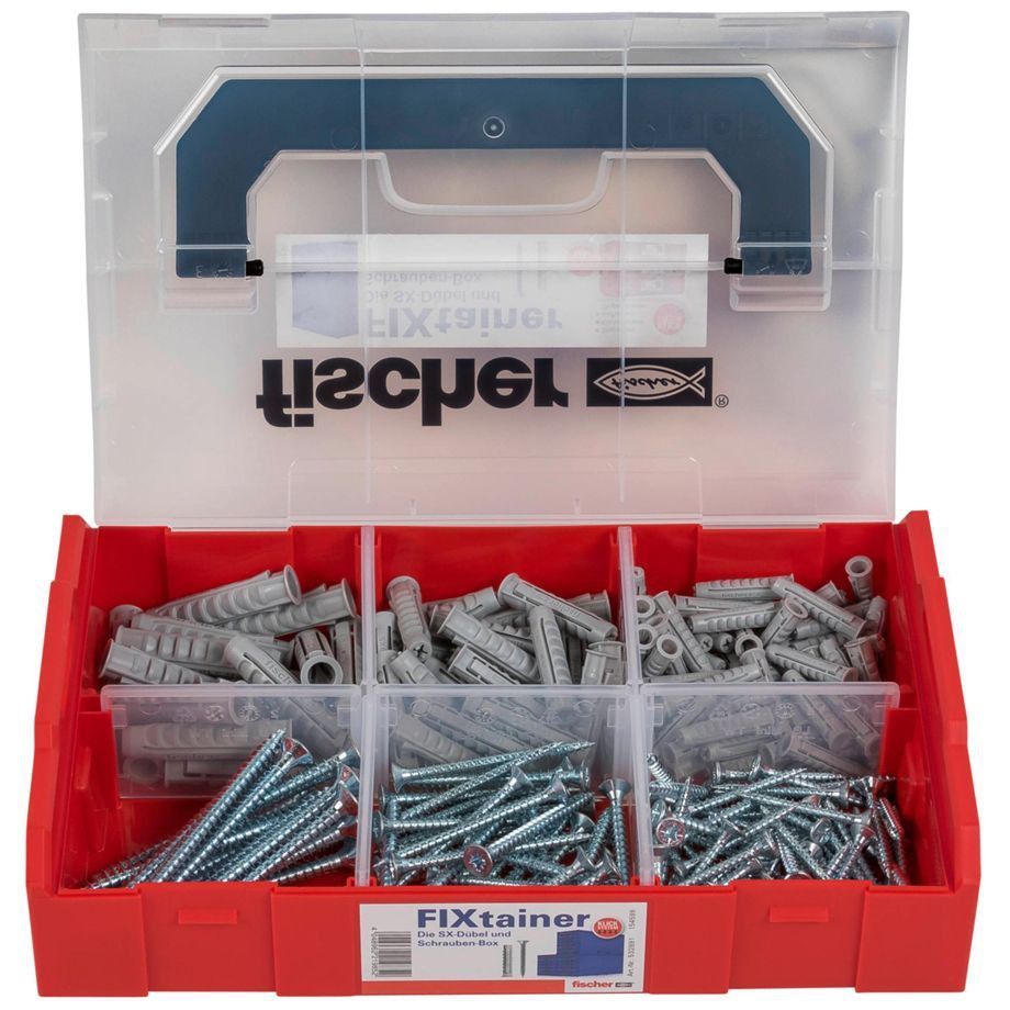 FISCHER Fischer FIXtainer - SX kutija s tiplovima i vijcima (210) D566988 FISCHER Fischer FIXtainer - SX kutija s tiplovima i vijcima (210) D566988 - Slika 1