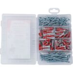 FISCHER Fischer Meister-Box Duo Power set utikača s vijcima 160 dijelova D640992