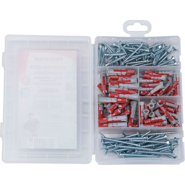 FISCHER Fischer Meister-Box Duo Power set utikača s vijcima 160 dijelova D640992