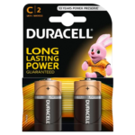 KSA ELEKTROPROFI DURACELL alkalne baterije Basic LR14/C M blister 2 kom/pak DRBLR14B2