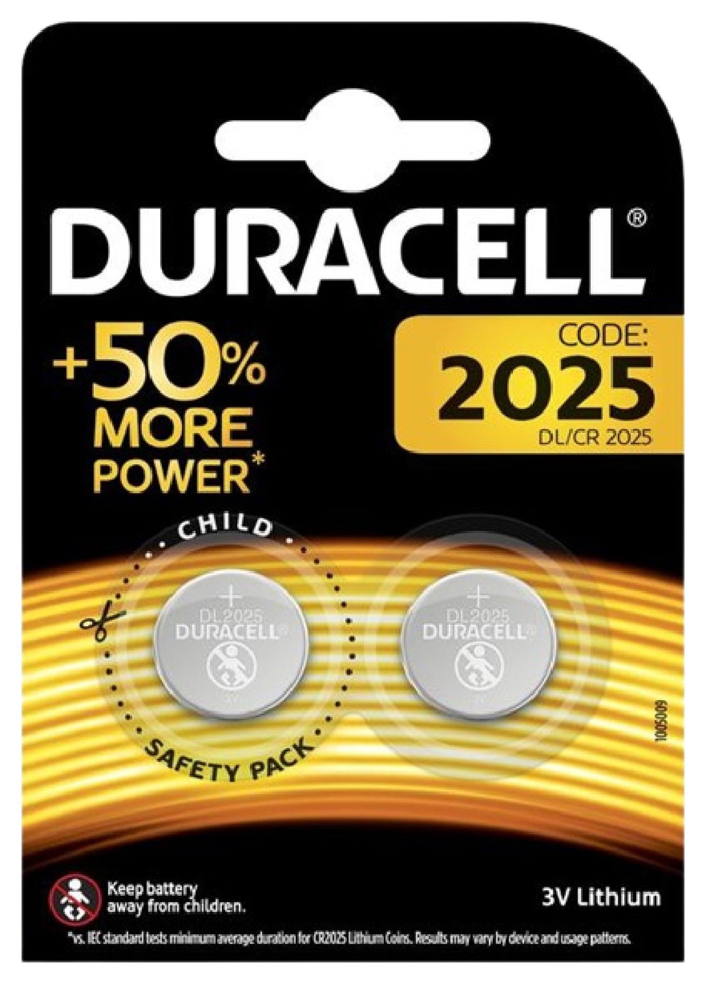 KSA ELEKTROPROFI DURACELL litijske plosnate baterije DL2025 blister 2 kom/pak DRB2025L2 KSA ELEKTROPROFI DURACELL litijske plosnate baterije DL2025 blister 2 kom/pak DRB2025L2 - Slika 1