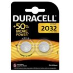 KSA ELEKTROPROFI DURACELL litijske plosnate baterije DL2032 blister 2 kom/pak DRB2032B2