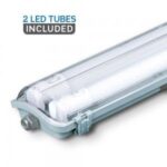 V-TAC LED Vodonepropusna lampa Polikarbonat PC/PC 2x150cm (2x22W) 4000K IP65 6388