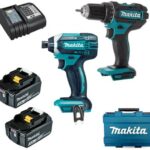 Makita aku set DLX2127X1 s uređajima DDF482 i DTD152, punjačem DC18RC i tri BL1830 akumulatora