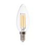 V-TAC LED žarulja - 6W filament-svijeća E14 3000K - prozirna 212848