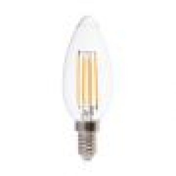 V-TAC LED žarulja - 6W filament-svijeća E14 3000K - prozirna 212848