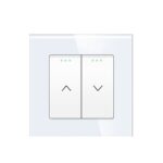 ELEKTRO SMART DESIGN LINE mehanički prekidač za rolete i zavjese s fluorescentnom indikacijom, bijeli DL-CT-WT
