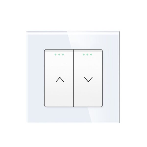 ELEKTRO SMART DESIGN LINE mehanički prekidač za rolete i zavjese s fluorescentnom indikacijom, bijeli DL-CT-WT