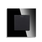 ELEKTRO SMART DESIGN LINE izmjenični mehanički prekidač s fluorescentnom indikacijom, crni DL-M102-BK