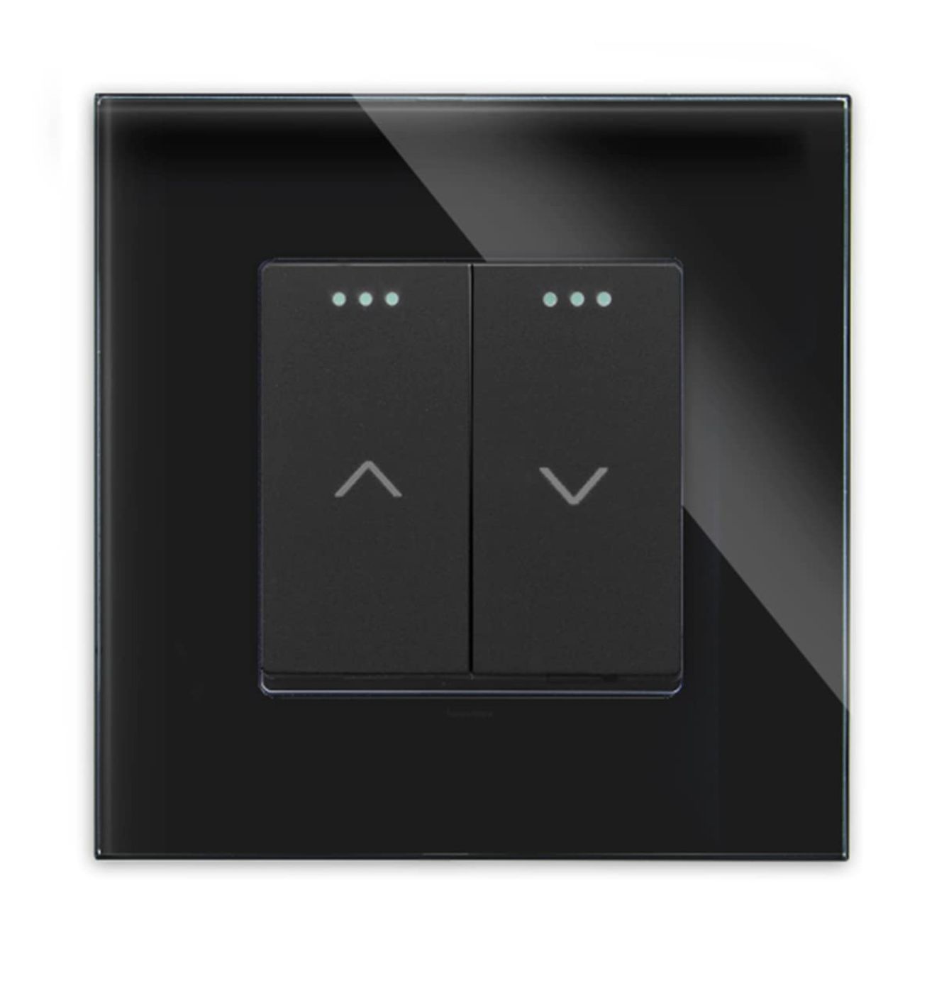 ELEKTRO SMART DESIGN LINE mehanički prekidač za rolete i zavjese s fluorescentnom indikacijom, crni DL-CT-BK ELEKTRO SMART DESIGN LINE mehanički prekidač za rolete i zavjese s fluorescentnom indikacijom, crni DL-CT-BK - Slika 1