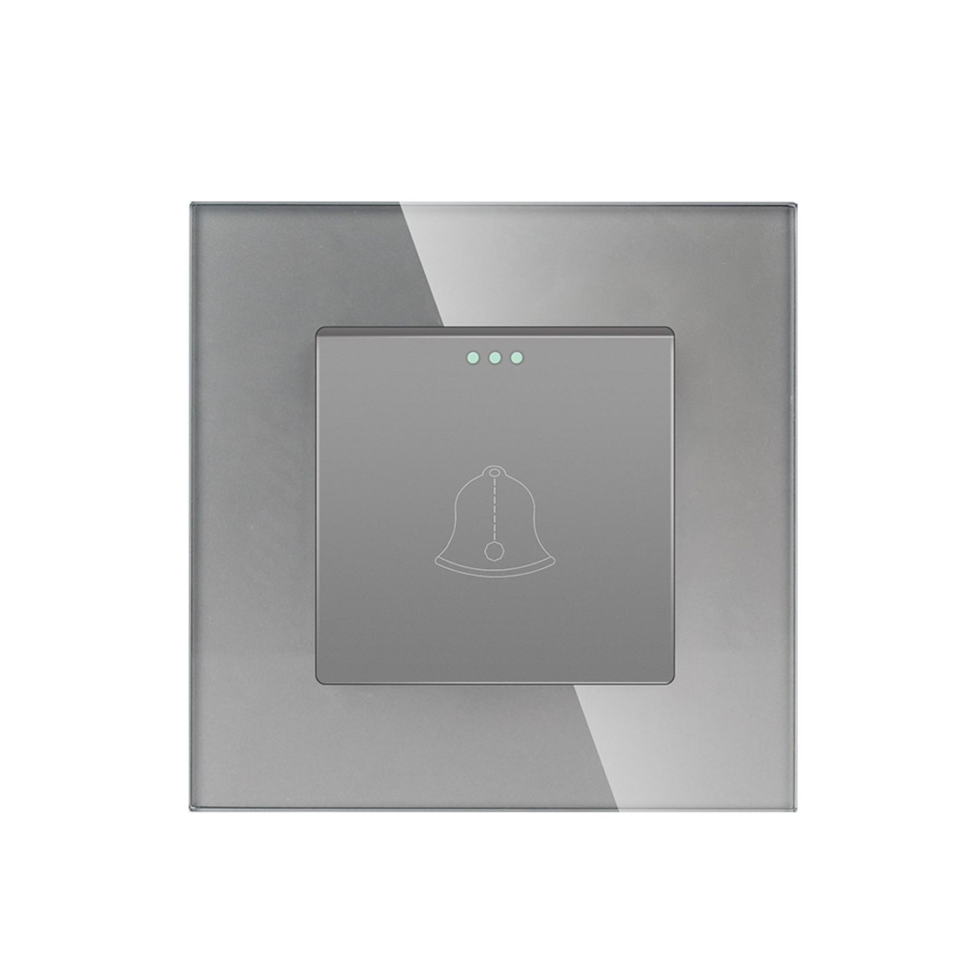 ELEKTRO SMART DESIGN LINE mehanički prekidač za zvono s fluorescentnom indikacijom, sivi DL-DB-GY ELEKTRO SMART DESIGN LINE mehanički prekidač za zvono s fluorescentnom indikacijom, sivi DL-DB-GY - Slika 1