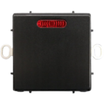 ELEKTRO SMART DESIGN LINE jednopolni mehanički prekidač s fluorescentnom indikacijom 20 A, crni DL-86-1G20A-BK