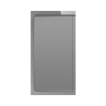 ELEKTRO SMART DESIGN LINE modul 1/2 slijepi, sivi DL-86-BLK-GY