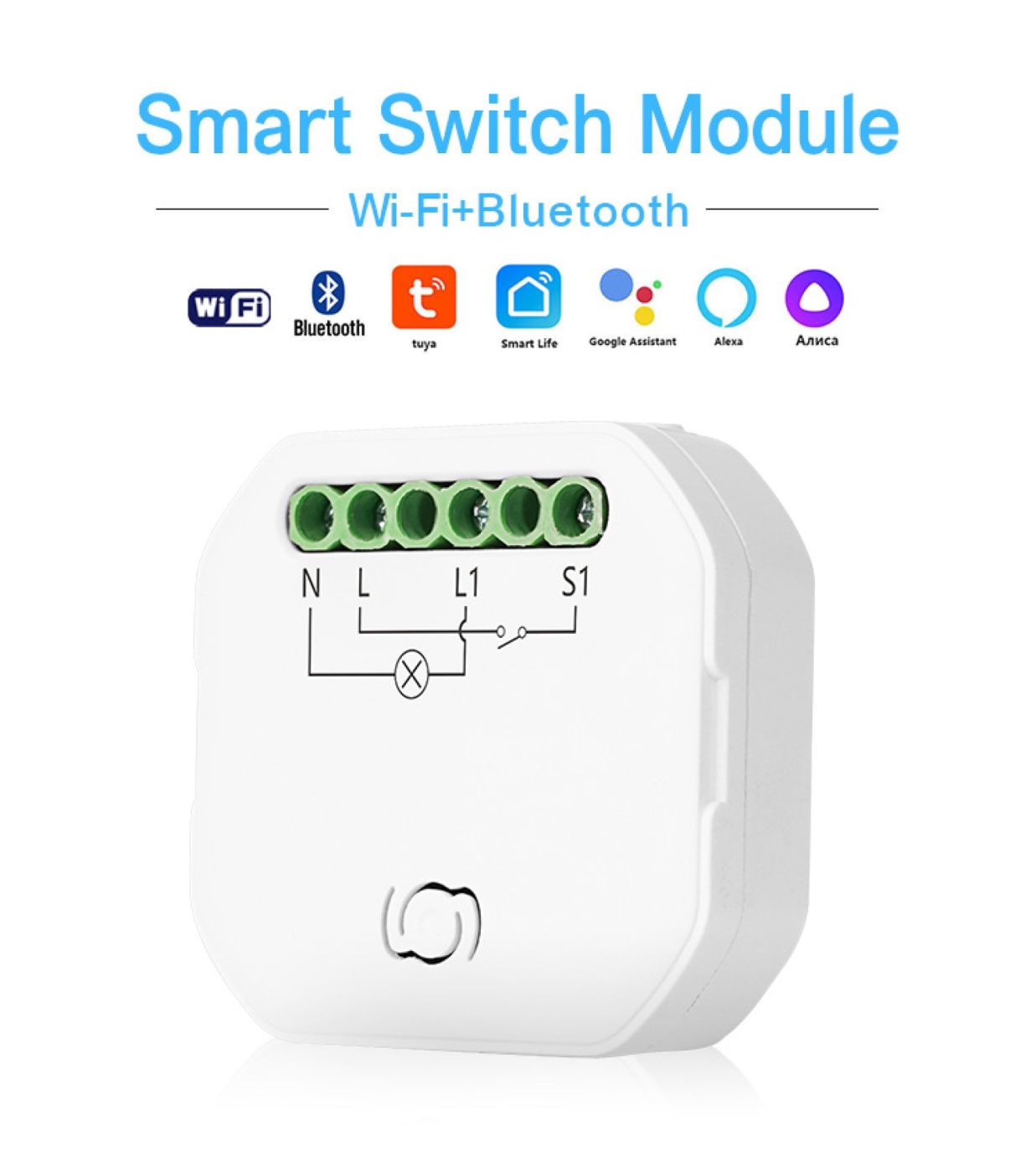 ELEKTRO SMART ELEKTRO SMART Wi-Fi modul za jednopolni dimer ES-SWD101N ELEKTRO SMART ELEKTRO SMART Wi-Fi modul za jednopolni dimer ES-SWD101N - Slika 1